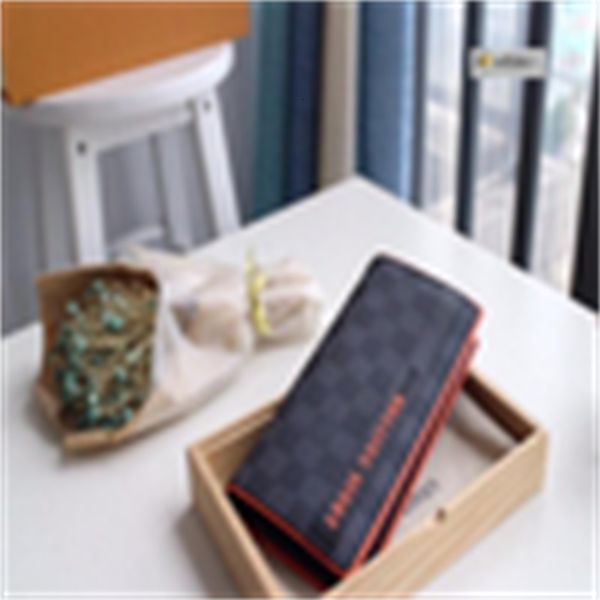 

clutches brand wallet designer luxury compact 7j40 m62665 wallets vintage multi-card evening slot chain wallet women purse real leather long, Red;black