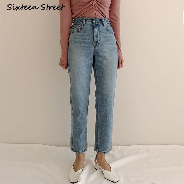 

vintage jeans pants female high waist wide leg fashion y2k aesthetic denim women baggy trousers button zipper korean style 2021 women's, Blue