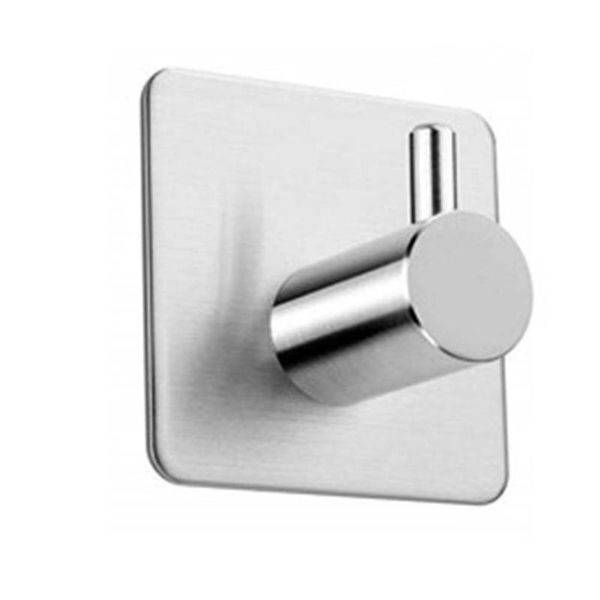 

robe hooks stainless steel bathroom and kitchen towel rails coat without drilling metal punch-seamless strong adhesive hook