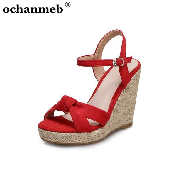 

dress shoes wedges heels sandals women large size 46 platforms woman sole wedged ladies platformed summer shoe, Black