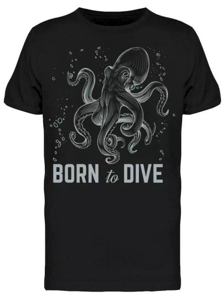 

ocs born to dive tee men's -image by shutterstock, White;black