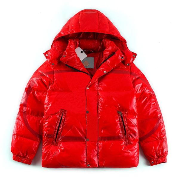 

designer brand new couple bread down jacket women loose short red, Black