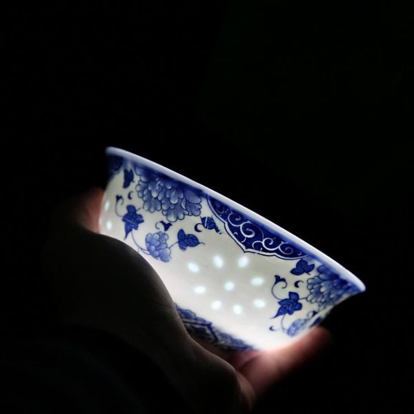 

bowls 2021 fashion bone china dinnerware ceramic bowl tableware porcelain rice soup dessert lucky ruyi pattern exquisite