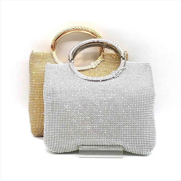 

crystal diamond elegant clutch evening bags women bridal wedding wallet purse party bag gold silver black handbag