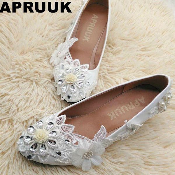 

dress shoes med heel lace flowers brides wedding handmade plus size round toe low high custom made women's bridal, Black