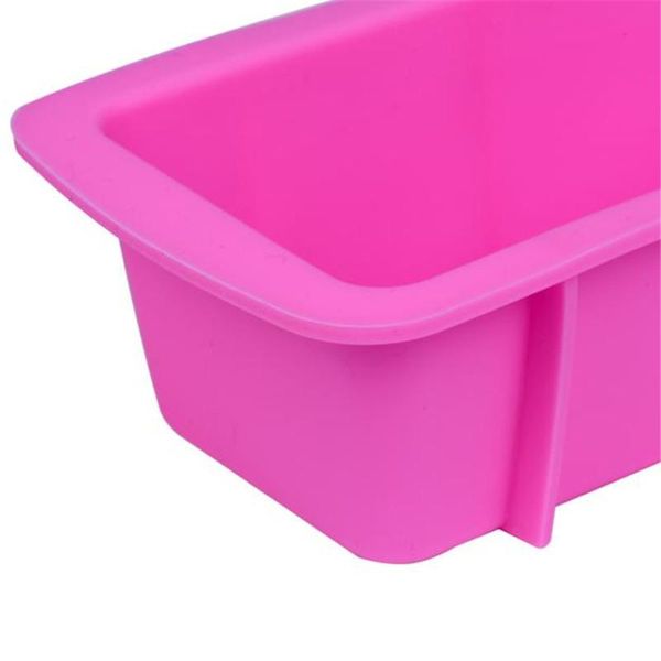 

cake tools silicone bread loaf mold non stick bakeware baking pan oven rectangle mould l0311