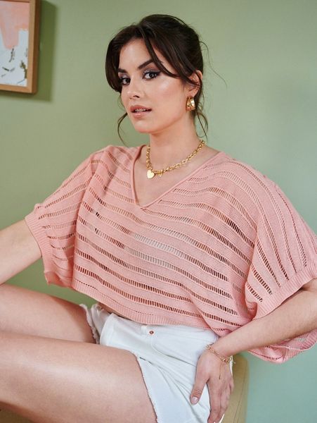 

plus hollow out detail cover up c1zr#, Black