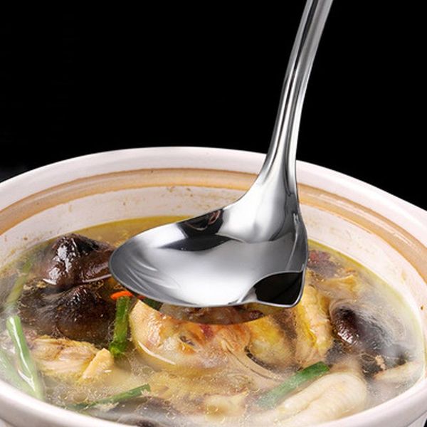 

dinnerware sets 04 stainless steel oil separator household removing spoon soup residue separation kitchen filter direct