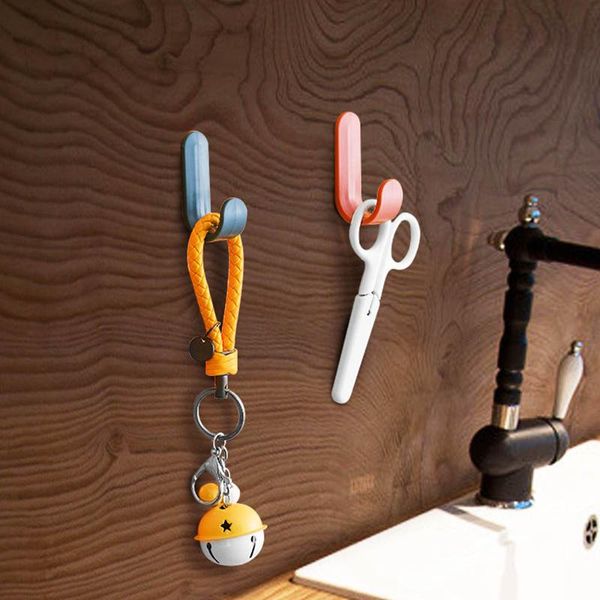 

hat racks keys hanger hooks wall mounted plastic door space saver organizer home decor key holder & rails