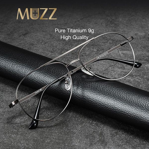 

fashion sunglasses frames pure titanium prescription frame pilot men oversize eye glasses optical myopia eyeglasses ultralight women eyewear, Black