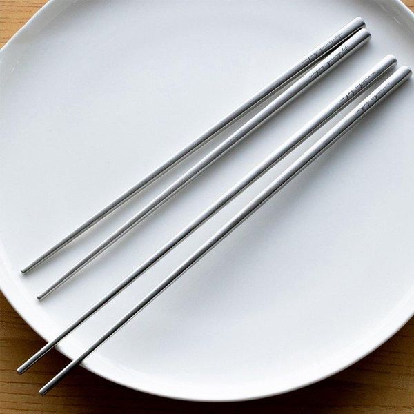 

chopsticks simple stainless steel pot long matte brushed household kitchen supplies