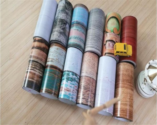 

wallpapers wallpapermatte wood grain thickened floor stickers self-adhesive waterproof and wear-resistant bedroom decoration