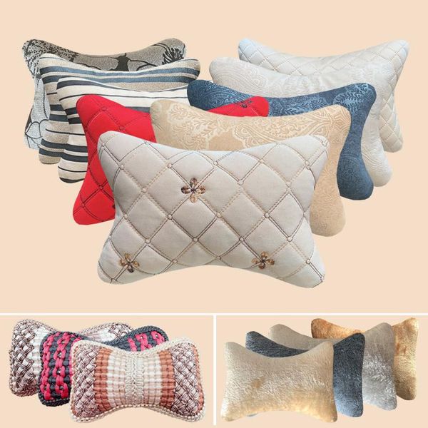 

seat cushions universal car neck pillow auto head support supplies for accessories interior breathable headrest