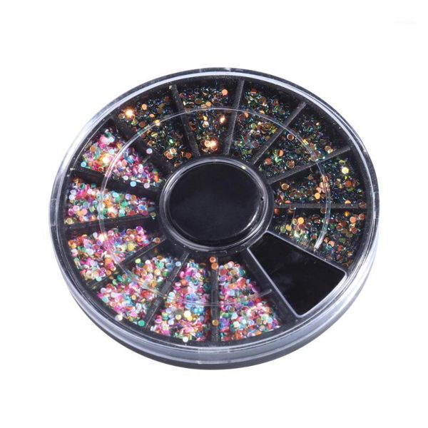 

nail sequins flakes glitter paillette art diy decoration accessory (1)1, Silver;gold