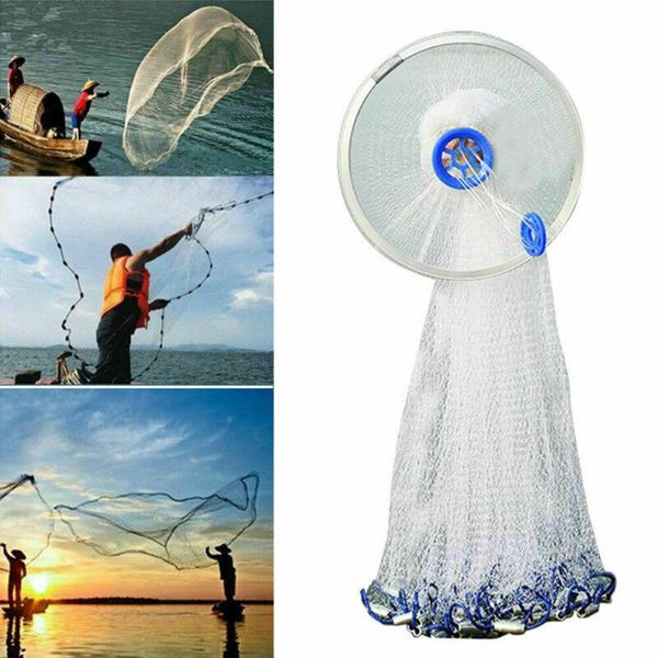 

fishing accessories outdoor tools 60*60cm folding net nylon shrimp bait cage fishnet rede de pesca