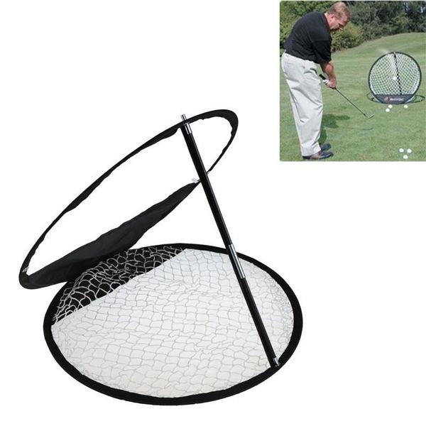 

golf training aids 1pcs quality portable folding exercise net practice trainning hitting cage indoor outdoor chipping