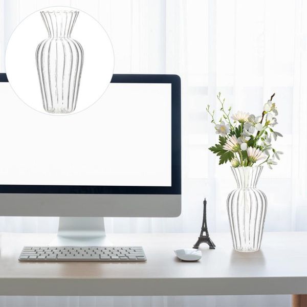 

vases hydroponic plant container decorative vase striped glass adornment