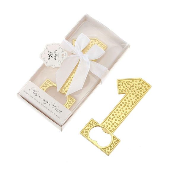

one bottle opener 1th year birthday keepsake anniversary party gifts souvenirs supplies guest return favor baby shower