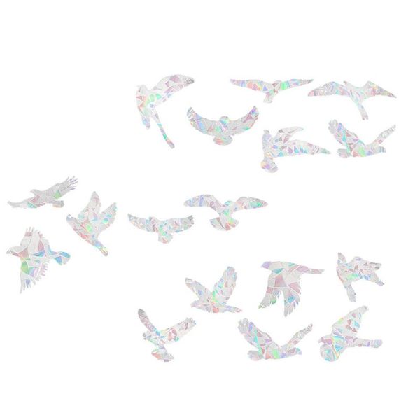 

window stickers 1 sheet exquisite bird creative refraction decal adornments