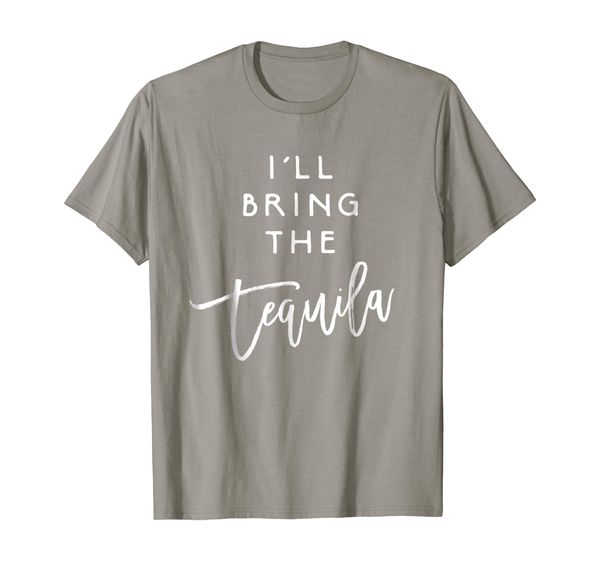 

i'll bring the tequila shirt funny group drinking party tee, White;black