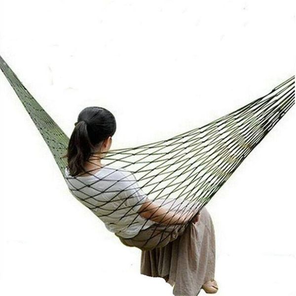 

portable camping outdoor sleeping nylon net parachute mesh bed bags