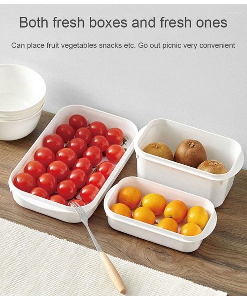

storage bottles & jars 1pc box fresh-keeping classification kitchen moisture-proof tidy orderly space-saving no odor