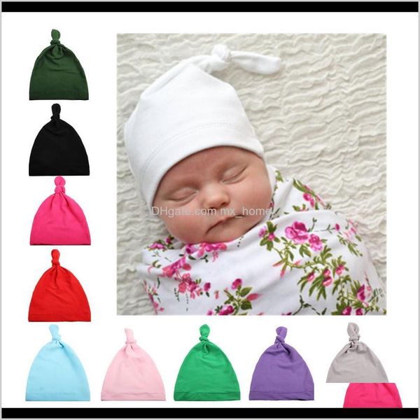 

caps hats accessories baby kids maternity drop delivery 2021 childrens knotting monochrome sharp angle fashion simple baby hat 10 colors hri, Yellow
