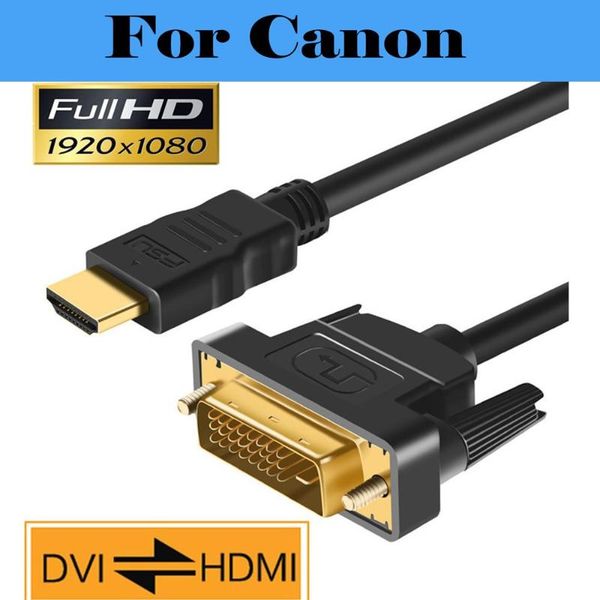 

audio cables & connectors projector to dvi cable male 24+1 dvi-d 1080p for canon realis 4k500st wux450st wux6010