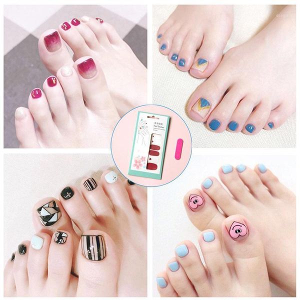 

sheet toenail sticker waterproof stars moon pattern decals nails decor diy shra889 stickers &1, Black