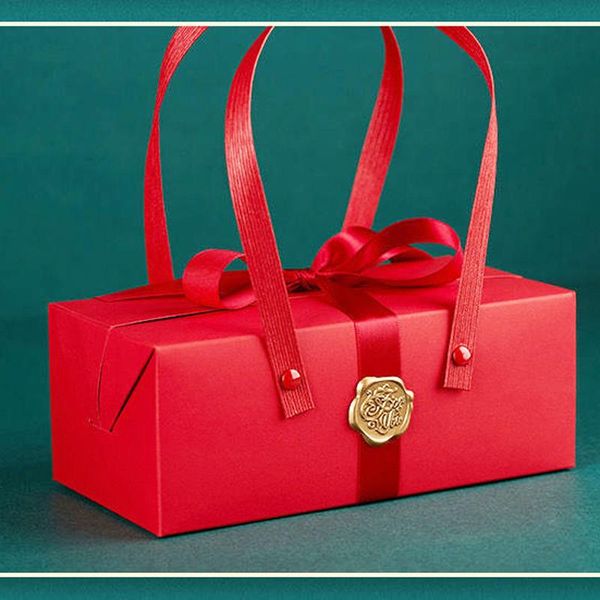 

gift wrap ectangle packaging box creative handbag candy case wedding storage christmas present organizer diy paper card
