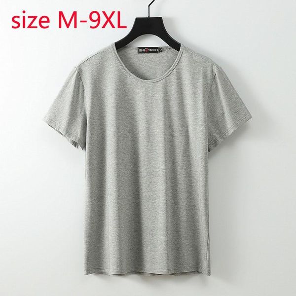 

men's t-shirts arrival fashion men short sleeve summer super large cotton casual o-neck t shirt plus size mlxl2xl3xl4xl5xl6xl7xl8xl9xl, White;black
