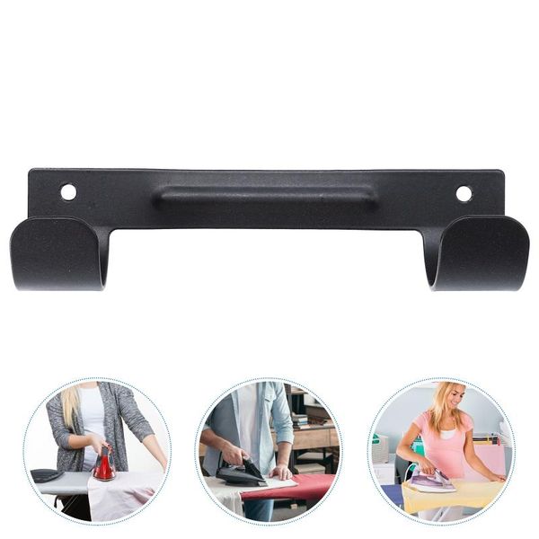 

hooks & rails 1pc household storage rack hanging stand ironing board holder hook