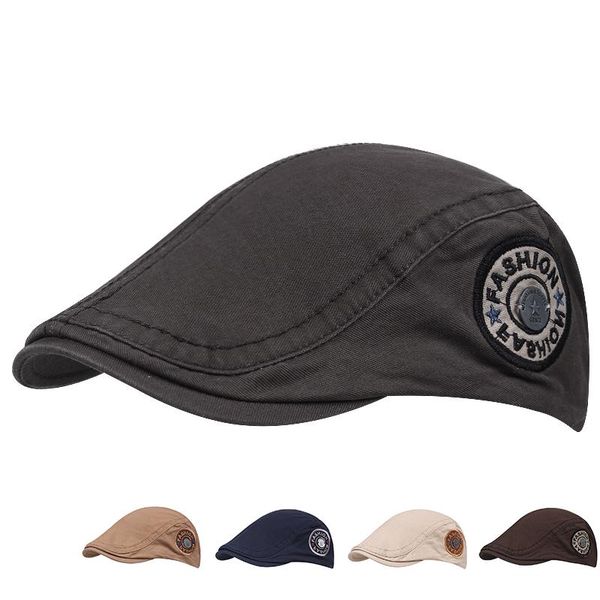 

berets fashion men's and women's british style beret outdoor painter hat leisure sports golf unisex, Blue;gray