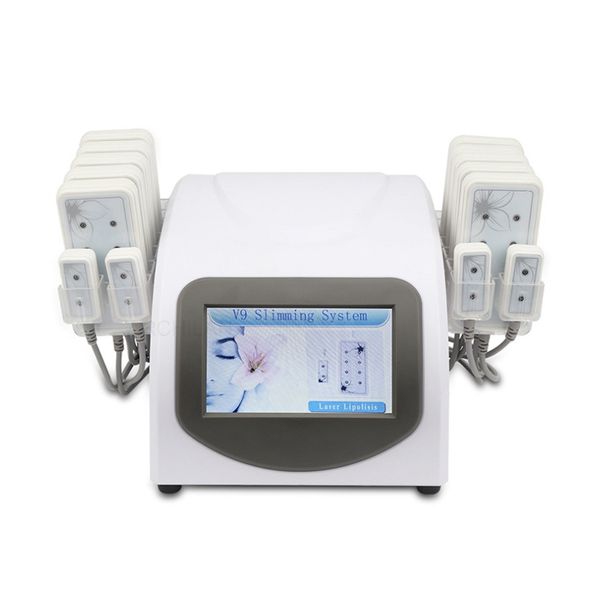 

professional body slimming machine liposuction weight loss 650nm diode laser 14 lipo pads machines massager equipment home use