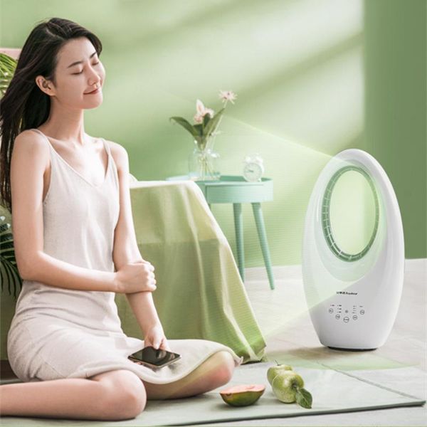 

electric fans jrm0439 household leafless fan floor small dormitory office mute tower vertical deskremote control ft50