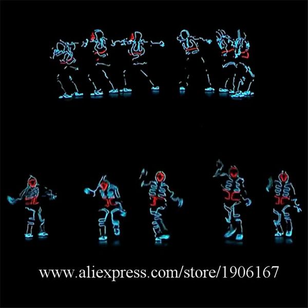 

party decoration led suits luminous costumes illuminated glowing hooded men el clothes cold strip dance fashion talent show light clothing