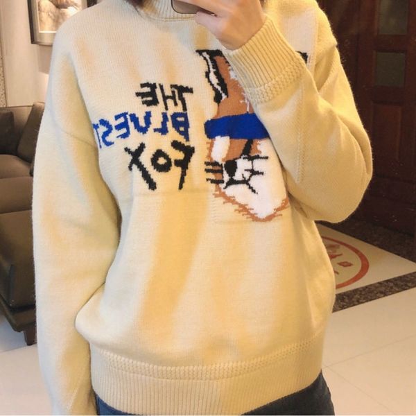 

women's sweaters printed sweater, autumn winter sweater, White;black