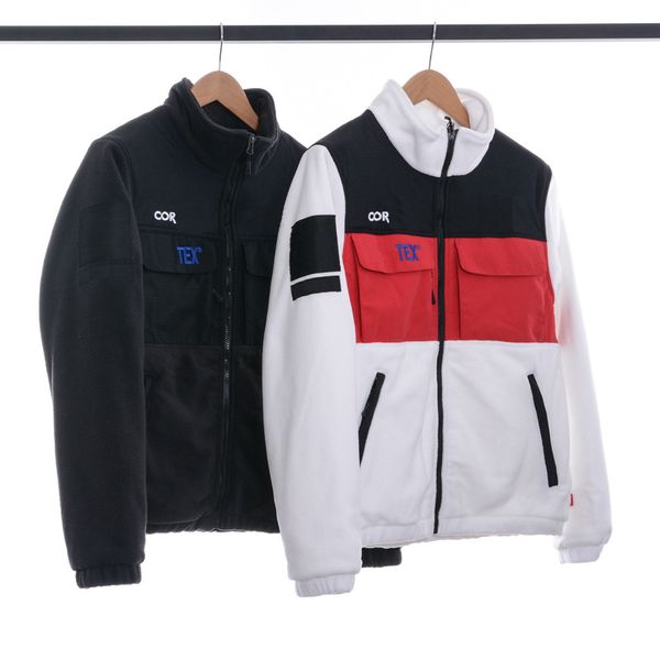 

outdoor men's jacket double-sided fleece thick windproof warm cardigan coats spring and autumn, Black;brown