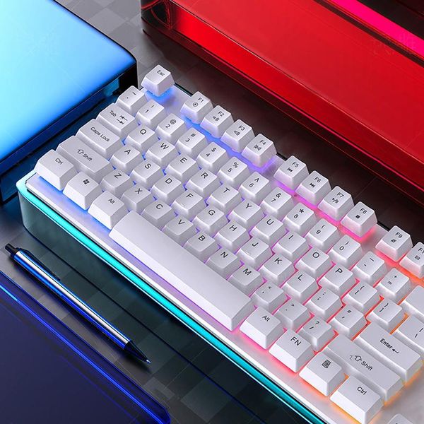 

keyboards backlit usb gaming keyboard fashion mechanical wire backlight