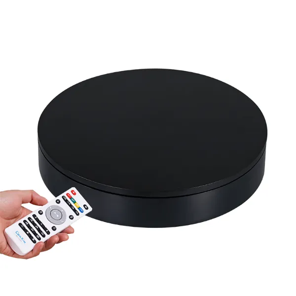 

power tool sets 50cm remote control electric turntable pography display stand automatic rotating table 100-240v load bearing 100kg 34-90s/r