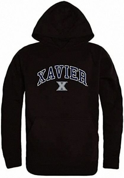 

xavier university muskateers ncaa campus pullover hoodie w7cz#, Black