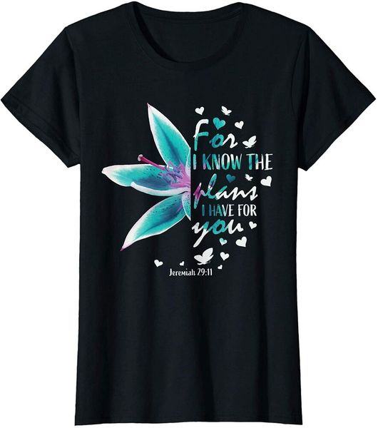 

womens jeremiah 29:11 christian mothers day womens softstyle tshirt size s-2xl, White;black