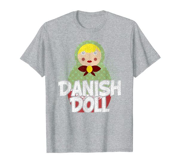 

matryoshka t-shirt nesting doll danish doll shirt gift tee, White;black