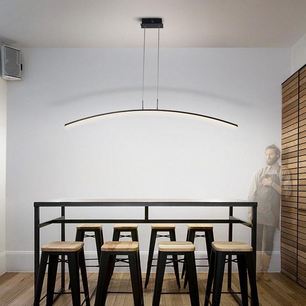 

minimalist modern led pendant lights for diningroom kitchen lustre suspension hanglamp nordic aluminum lamp fixtures lamps
