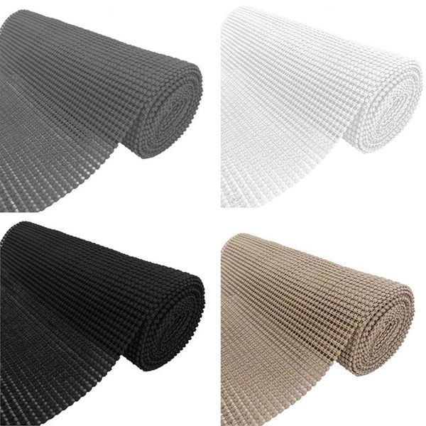 

bath mats pvc drawer and shelf liner, non adhesive roll, 79x20inch durable strong, grip liners for household