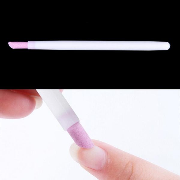 

cuticle pushers 1pcs quartz stone nail files scrub pen remover pusher trimmer dead skin professional art care tool