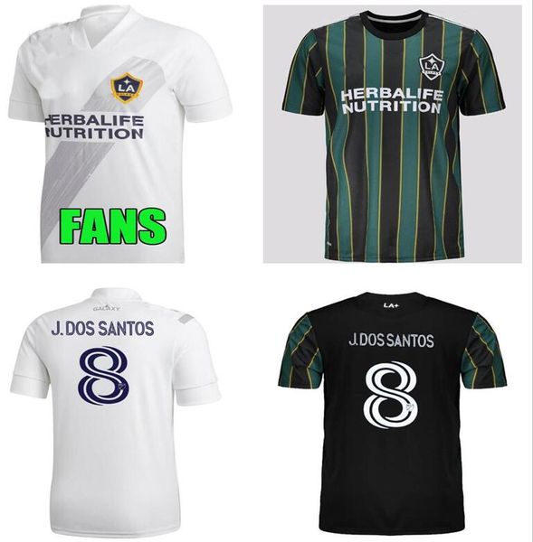 

mls 2021 2022 los angeles la galaxy soccer jerseys fan version chicharito j.dos santos kljestan 21 22 lletget men away football shirts, Black;yellow