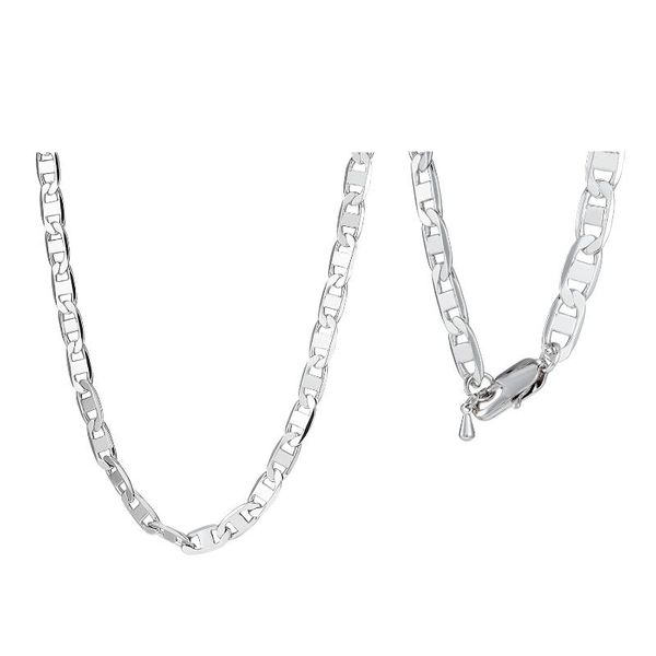 

chains ascona hip hop necklace cuban chain rapper fashion jewelry gift, Silver