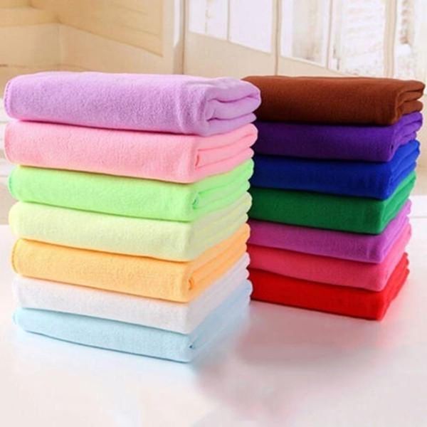 

towel 35*75cm nano microfiber absorbent colorful soft rectangular face car cleaning hand towels bathroom