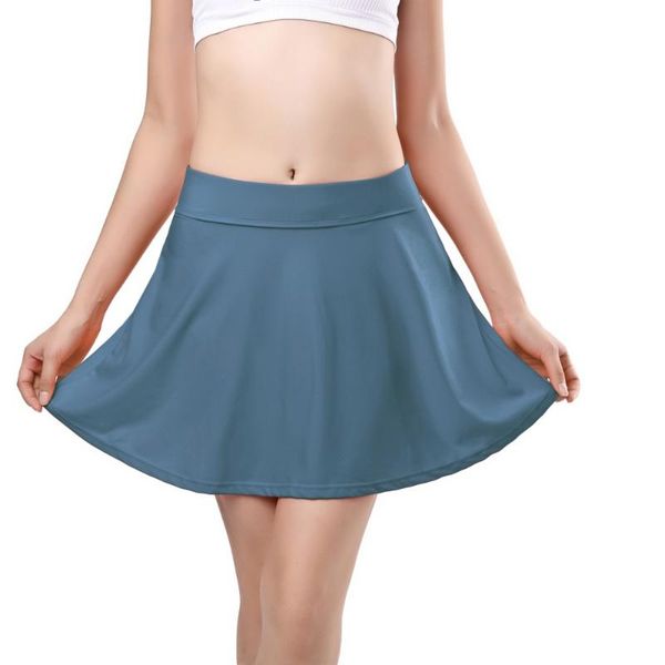 

women's swimwear shekini skirted bikini built-in bottom high waist swim skirt swimdress swimsuit, White;black